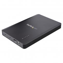 StarTech.com Caja Thunderbolt 3&trade  de 4 Bahías NVMe M.2 para SSD, con 1 Puerto de Vídeo DisplayPort y 2 Thunderbolt 3, 40gbps, con Fuente de Poder de 72W, Caja Externa para Disco Duro