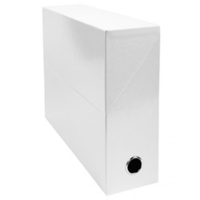 Caja Transferencia Exacompta Iderama lomo 90 mm Blanco