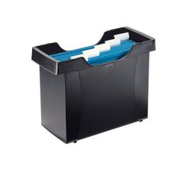 Cajetín carpetas colgantes LEITZ Plus, negro