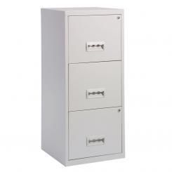 Cajonera Carpetas 40X40X96 Cm 3 Cajones Gris
