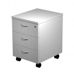 Cajonera Movil Presto 3 Cajones Gris