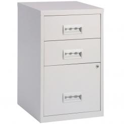 Cajonera Pierre 40X40X66 3 Cajones Gris