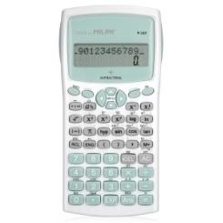 Calculadora Cientifica Milan 10+2 Digitos Antibacteriana Turquesa (2 Líneas)