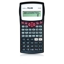 Calculadora Cientifica Milan 10+2 Digitos Negro/Rojo (2 Líneas)