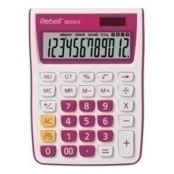 Calculadora Mesa Rebell 12 Dig. 912 Rosa