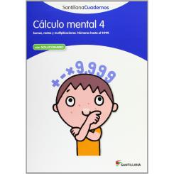 Cálculo Mental, 4 Educación Primaria. Cuaderno, Ed. SANTILLANA