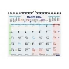 Calendario (2024) Finocam Pared Color Mensual Para Escribir M 300X247