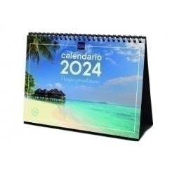 Calendario (2024) Finocam Sobremesa Imagenes Mensual Para Escribir S 210X150 Paisajes Paradisiacos