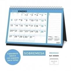 CALENDARIO (2025) SENFORT SOBREMESA BASIC MENSUAL 220x15