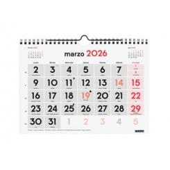 Calendario (2026) FINOCAM Pared Mensual Numeros Grandes S 210X150
