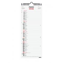 Calendario (2026) FINOCAM Pared Mensual Para Escribir Largo M 130X330