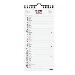 Calendario (2026) FINOCAM Pared Mensual Para Escribir Largo S 110X235