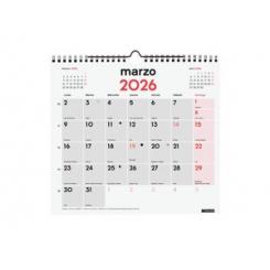 Calendario (2026) FINOCAM Pared Mensual Para Escribir M 265X245