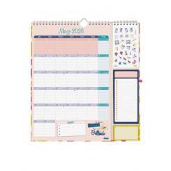 Calendario (2026) FINOCAM Pared Talkual Mensual Para Escribir Plus 300X330