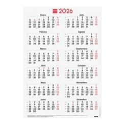 Calendario (2026) FINOCAM Poster Anual Mixto 485X680