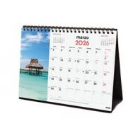 Calendario (2026) FINOCAM Sobremesa Imagenes Mensual Para Escribir S 210X150 Paisajes Paradisiacos