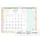 calendario-espiral-pared-liderpapel-joven-2026-numeros-grandes-44x32-cm-papel-128-gr-con-pegatinas