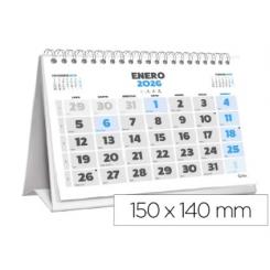 Calendario Espiral Triangular LIDERPAPEL de sobremesa Serie Clasico 2026 14X15 cm Papel 128 gr