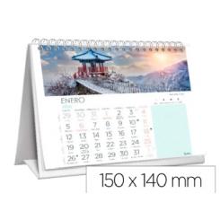 Calendario Espiral Triangular LIDERPAPEL Imagenes Ciudades 2026 14X15 cm Papel 128 gr Con Pegatinas