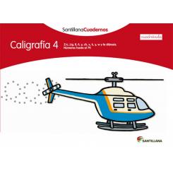 Caligrafía, 4 Educación Primaria (Cuadrícula). Cuaderno, Ed. SANTILLANA