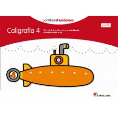 Caligrafía, 4 Educación Primaria (Pauta). Cuaderno, Ed. SANTILLANA