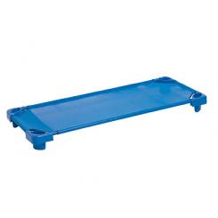 Cama amaya de guarderia en hierro 132x58x12 cm Azul