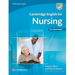 CAMB.ENGLISH FOR NURSING PRE-INTERMEDIATE CAMBRIDGE