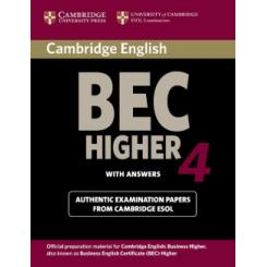 Cambridge BEC 4 Higher Students Book with answers CAMBRIDGE