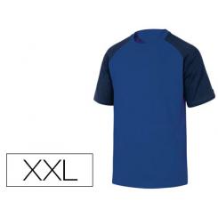 Camiseta De Algodon DELTAPLUS Color Azul Talla XXL