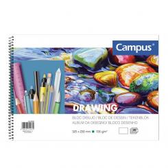 Campus Bloc Dibujo Luxe A4 Esp 20H 135G Liso