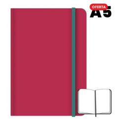 CAMPUS Libreta cosida A5 96 hojas 75 grs Lisa Fucsia