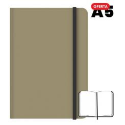 CAMPUS Libreta cosida A5 96 hojas 75 grs Lisa Gris