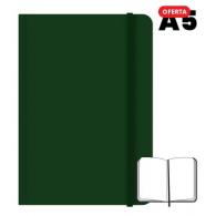 CAMPUS Libreta cosida A5 96 hojas 75 grs Lisa Verde Oscuro