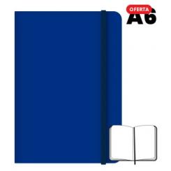 CAMPUS Libreta cosida A6 96 hojas 75 grs Lisa Azul
