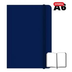 CAMPUS Libreta cosida A6 96 hojas 75 grs Lisa Azul Marino