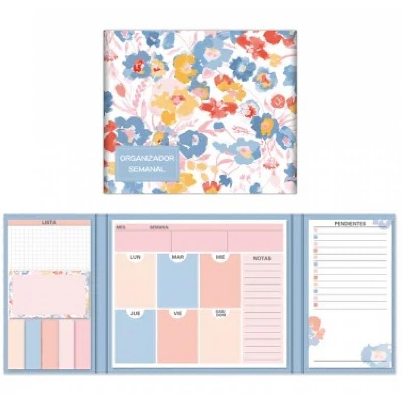 campus-set-de-papeleria-organizador-semanal-notas-flores
