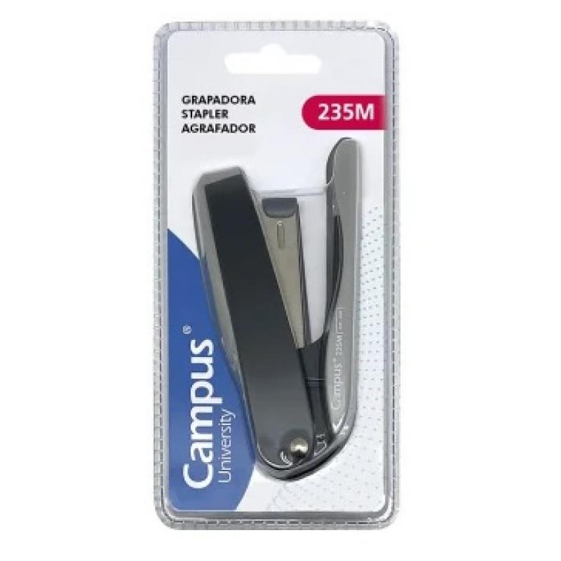 campus-university-grapadora-235m-20-hojas-blister-1-ud-color-negro