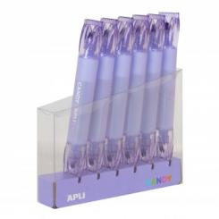 APLI Candy Markers Fluo Lila  6U