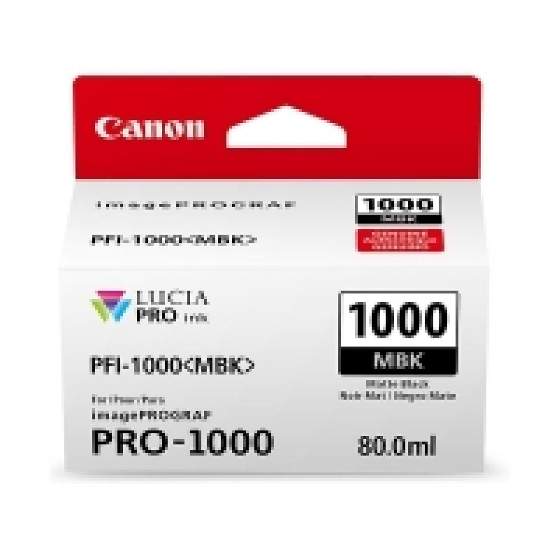 Canon IPF Pro1000 Cartucho negro mate PFI-1000MBK