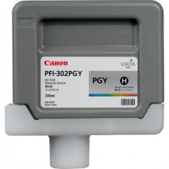 Canon IPF8100/9100 Cartucho Tinta Foto Gris Pigmentada PFI-302Pyg (330ml)