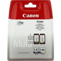 Canon Pack 2 Cartuchos Negro/Color Pixma MG2450/MG2550 PG545XL/CL546XL 400pag. *BLISTER ALARMA*
