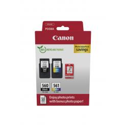 CANON Pack 2 PG560/CL561 Photo Value Pack ECO + Photo Paper PP-201 carton
