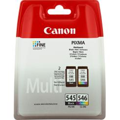 CANON PG-545/CL-546 Pack 2 Catuchos NEGRO/COLOR BLISTER CON ALARMA