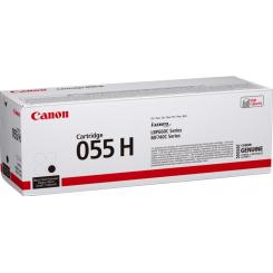 Canon Toner 055H BK: negro LBP663 LBP664 MF742 MF744 MF745 MF746 Alta Capacidad / 7.600p.