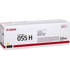 CANON Toner 055H Y: amarillo LBP663 LBP664 MF742 MF744 MF745 MF746 Alta Capacidad / 5.900p.