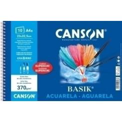 CANSON-GUARRO Block Dib.G-C Acuar.Basik (Esp) A4+ 10H