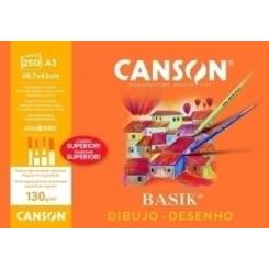 Canson-Guarro Lamina Guarro-Canson Dibujo Basik 130G A3 Lisa (L330N)