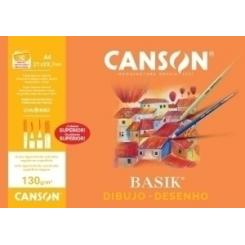 Canson-Guarro Lamina Guarro-Canson Dibujo Basik 130G Mini-Pack De 10 A4 Lisa