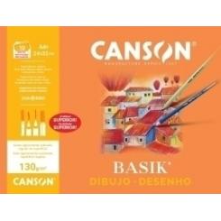 Canson-Guarro Lamina Guarro-Canson Dibujo Basik 130G Mini-Pack De 10 A4+ Lisa