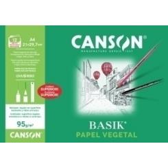 Canson-Guarro Lamina Guarro-Canson Vegetal Basik A4 95G Mini-Pack De 12